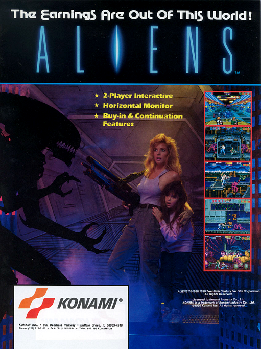Aliens (World set 1) MAME2003Plus Game Cover